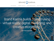 Tablet Screenshot of brand-karma.com